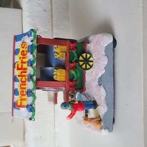 Christmas Village "French Fry Stand"